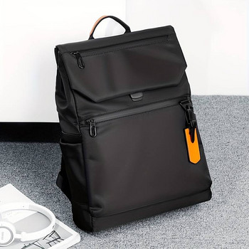 Мъжка раница Oxford Cloth Водоустойчива 14 15,6-инчова раница за лаптоп с USB порт за зареждане Водоустойчива цип Външна пътна чанта Автобус