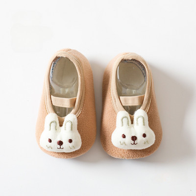 Sügistalvine väikelapse pehme tallaga sokid, soojad sokid jalatsid poisile tüdrukule lastele, pehmed libisemisvastased esimesed jalakäijad, laste sisejalatsid