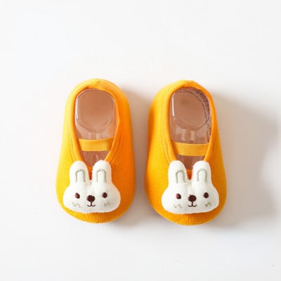 Sügistalvine väikelapse pehme tallaga sokid, soojad sokid jalatsid poisile tüdrukule lastele, pehmed libisemisvastased esimesed jalakäijad, laste sisejalatsid