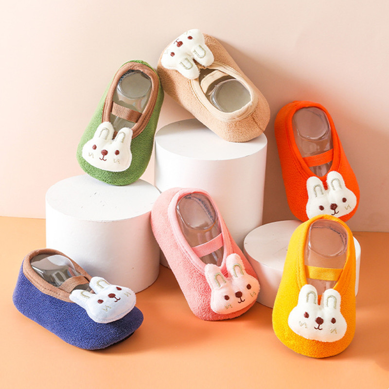 Sügistalvine väikelapse pehme tallaga sokid, soojad sokid jalatsid poisile tüdrukule lastele, pehmed libisemisvastased esimesed jalakäijad, laste sisejalatsid