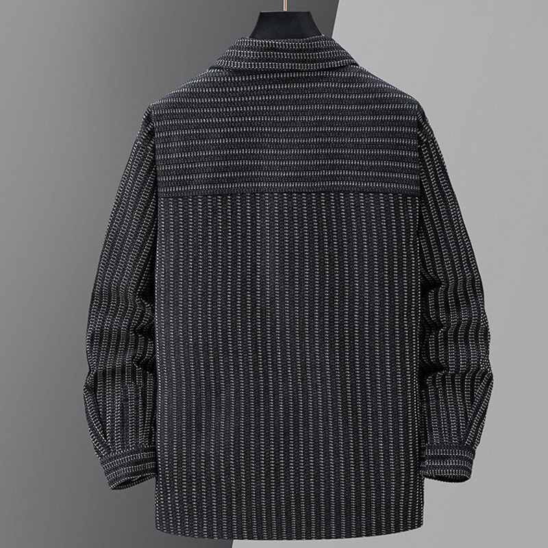 Vintage prugasta jakna Muškarci Plus Veličina 10XL 11XL Kaputi Jakne Modni Ležerni Proljetno Jesen Kaput Muški Velika Veličina 10XL 11XL