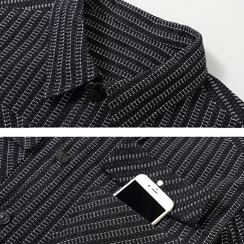 Vintage prugasta jakna Muškarci Plus Veličina 10XL 11XL Kaputi Jakne Modni Ležerni Proljetno Jesen Kaput Muški Velika Veličina 10XL 11XL