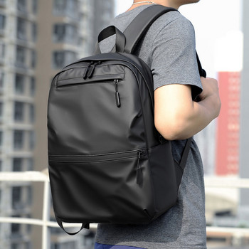 Нова модна мъжка раница с голям капацитет, чанта за лаптоп, водоустойчива ученическа ученическа чанта от плат Горещи разпродажби