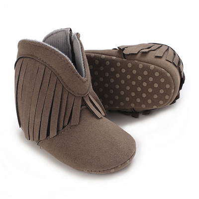 0-18M Obuća za malu djecu Čizme Novorođenčad Prije hodanja Za Unisex Dječake Djevojčice Zimske Zagrijavanje Mokasine Obuća s resicama Cipele