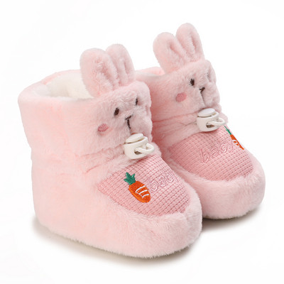 HAIZHIW 0-18M Moda Bebeluș Toamnă Iarnă Cizme Bebeluș Fetiță Băieți Iarna Călduți Pantofi Copii mici Mingi Fuzzy First Walkers Pantofi pentru copii