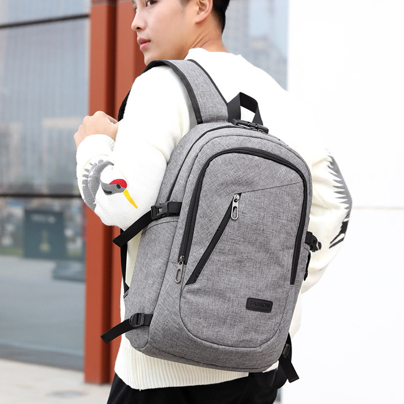Κλασικό Oxford Laptop Backpack Ανδρική φόρτιση 15,6 ιντσών υπολογιστή Σακίδιο ταξιδιού ανδρικής τσάντας μεγάλης χωρητικότητας Σχολή