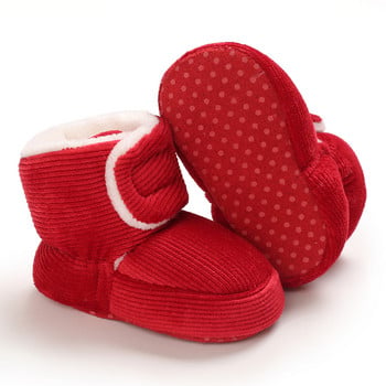 Christmas Warm Shoes 2023 Baby Toddler First Step Μικρό παιδί Χειμερινά παπούτσια για αγόρια και κορίτσια Χριστουγεννιάτικος ρόλος Παίξτε χαριτωμένο νήπιο κινουμένων σχεδίων