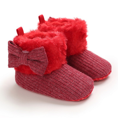 Christmas Warm Shoes 2023 Baby Toddler First Step Μικρό παιδί Χειμερινά παπούτσια για αγόρια και κορίτσια Χριστουγεννιάτικος ρόλος Παίξτε χαριτωμένο νήπιο κινουμένων σχεδίων