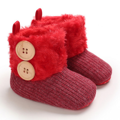 Christmas Warm Shoes 2023 Baby Toddler First Step Μικρό παιδί Χειμερινά παπούτσια για αγόρια και κορίτσια Χριστουγεννιάτικος ρόλος Παίξτε χαριτωμένο νήπιο κινουμένων σχεδίων