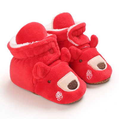 Christmas Warm Shoes 2023 Baby Toddler First Step Μικρό παιδί Χειμερινά παπούτσια για αγόρια και κορίτσια Χριστουγεννιάτικος ρόλος Παίξτε χαριτωμένο νήπιο κινουμένων σχεδίων