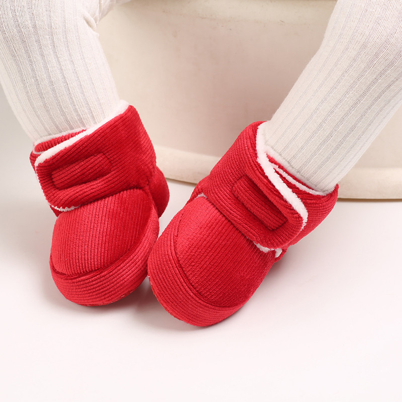 Christmas Warm Shoes 2023 Baby Toddler First Step Μικρό παιδί Χειμερινά παπούτσια για αγόρια και κορίτσια Χριστουγεννιάτικος ρόλος Παίξτε χαριτωμένο νήπιο κινουμένων σχεδίων