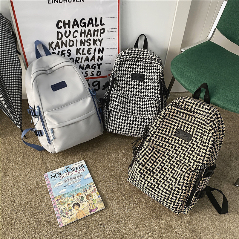 ΝΕΟ Γυναικείο Πλεκτό Σακίδιο Πλάτης Πολυτελείας Γυναικείας Γυναικείας Σχολικής Τσάντας Σχεδιαστής Γυναικείο Σακίδιο πλάτης κολεγιακού μοτίβο μεγάλης χωρητικότητας