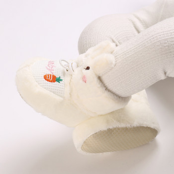 Βρεφικά παπούτσια Winter Snow Cartoon Cute Warmth Thickened Indoor Cotton Soft Sole Baby Baby Baby Winter Snow