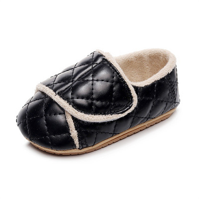 Παπούτσια πριγκίπισσας 0-18 εκατομμυρίων νεογέννητων βρεφών για κοριτσάκια με διαμάντια PU Flats Φόρεμα για περπάτημα για νήπια