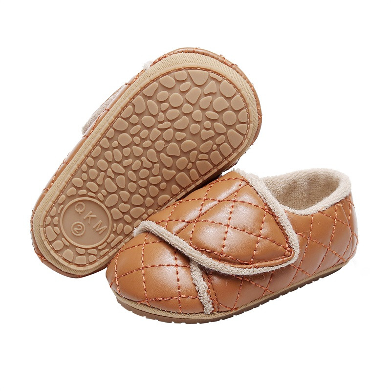 Παπούτσια πριγκίπισσας 0-18 εκατομμυρίων νεογέννητων βρεφών για κοριτσάκια με διαμάντια PU Flats Φόρεμα για περπάτημα για νήπια