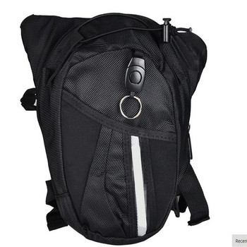 Мотоциклетна чанта Водоустойчива чанта за кръста Мъжки платнен колан за бедро на открито Велосипедна мъжка регулируема чанта за крака Пакет Мото чанта