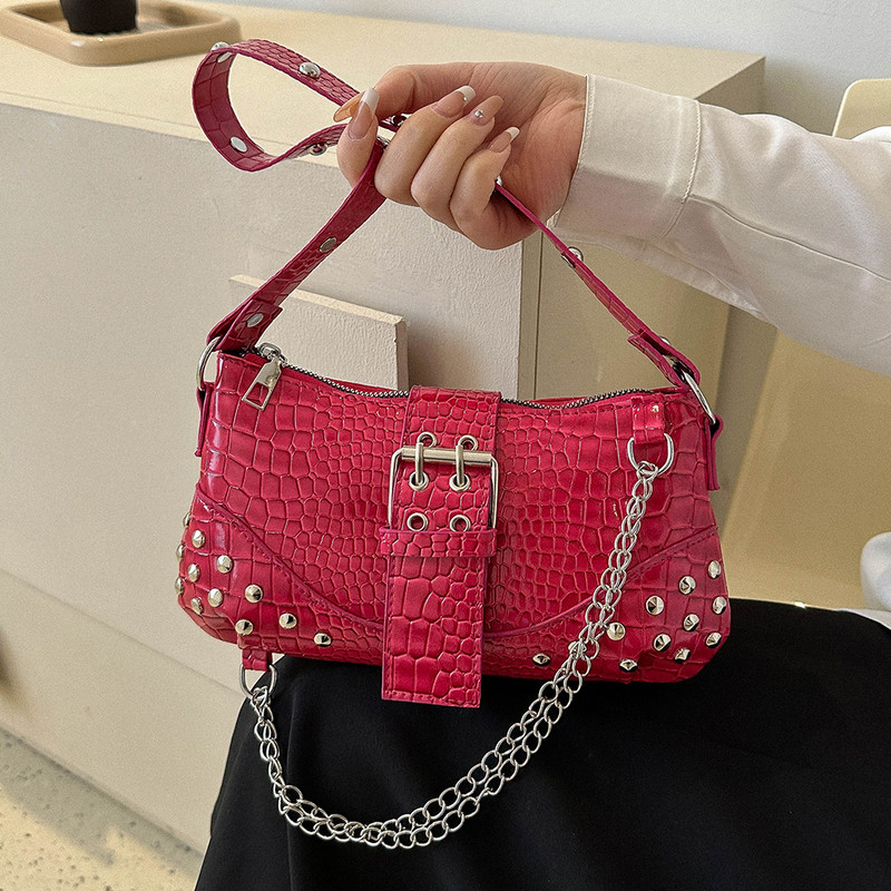 Moodne naiste õlakott Y2K kaenlaaukott Luksuslik disainkott Plisseeritud kaenlaaluse kott Ühevärviline messenger kott rahakott Hobos käekotid 