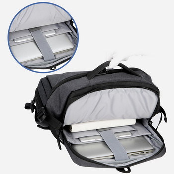 Раница за пътуване Дамска мъжка бизнес раница за лаптоп Водоустойчива голяма дневна раница USB зареждане Одобрено за полет Куфарче Спортна чанта