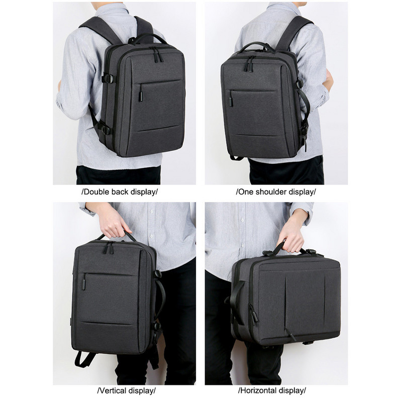 Σακίδιο ταξιδιού Γυναικείο επαγγελματικό σακίδιο πλάτης για φορητό υπολογιστή Αδιάβροχο μεγάλο σακίδιο με USB φόρτισης πτήσης Εγκεκριμένο αθλητικό τσαντάκι