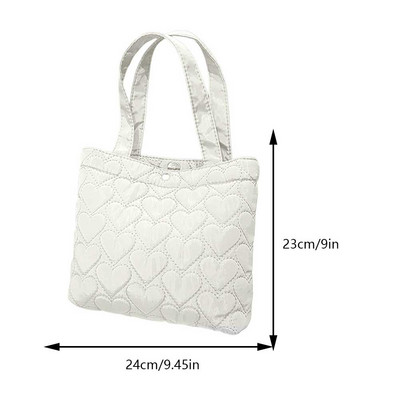 Σχεδιαστής φουσκωμένη τσάντα ώμου Γυναικεία καπιτονέ Space Βαμβακερή πουπουλένια επένδυση με φτερά μεγάλης χωρητικότητας Τσάντα χειρός για χειμερινές αγορές