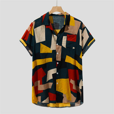 Μπουφάν Varsity Ανδρικά Ανεμοδράφημα Μπουφάν διπλής όψης Ανδρικό μπουφάν μπέιζμπολ Hip Hop Streetwear Παλτό Μονόχρωμο