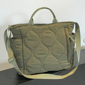 Γυναικεία καπιτονέ τσάντα τσάντα νάιλον μεγάλης χωρητικότητας Ελαφρύ τσαντάκι με ρυθμιζόμενο λουράκι Casual τσάντα ταξιδιού