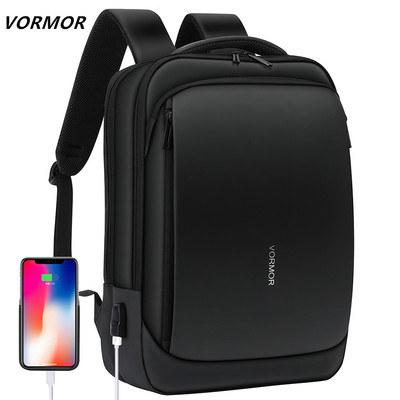 Мъжка раница VORMOR 14 15,6-инчова чанта за лаптоп USB зареждане Водоустойчива против кражба Мъжки бизнес раници Mochila