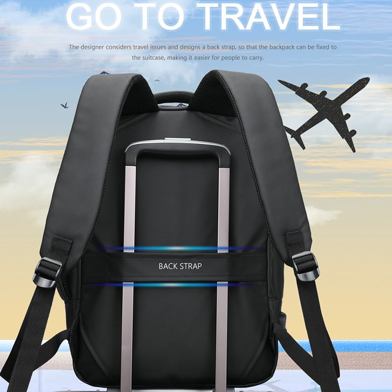 VORMOR Rucsac pentru bărbați, 14, 15,6 inci, geantă pentru laptop, încărcare USB, impermeabilă, antifurt, pentru bărbați, rucsacuri de afaceri