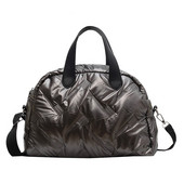 Geantă de mână ușoară pentru femei Geantă tote căptușită de mare capacitate Curea ocazională versatilă Geantă de cumpărături de iarnă reglabilă