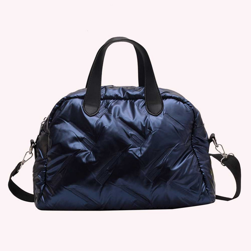 Geantă de mână ușoară pentru femei Geantă tote căptușită de mare capacitate Curea ocazională versatilă Geantă de cumpărături de iarnă reglabilă