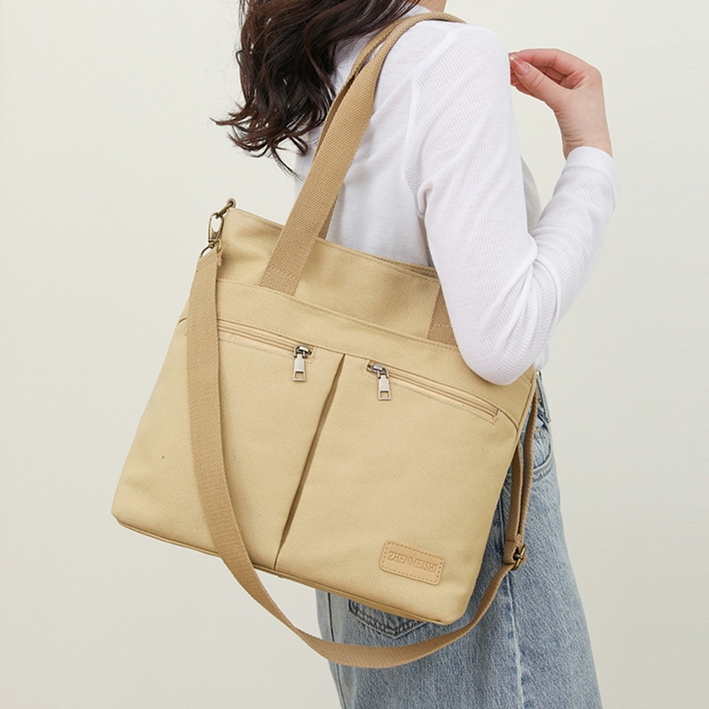 Dámske plátené tašky Módne kabelky Tašky cez rameno Tašky cez rameno Crossbody Tašky Tote Veľkokapacitné pracovné tašky tašky pre ženy