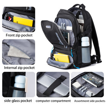 Водоустойчива бизнес раница Момчешка ученическа чанта за тийнейджърски университет Голям капацитет Fit 17,3-инчов лаптоп Oxford Back Pack
