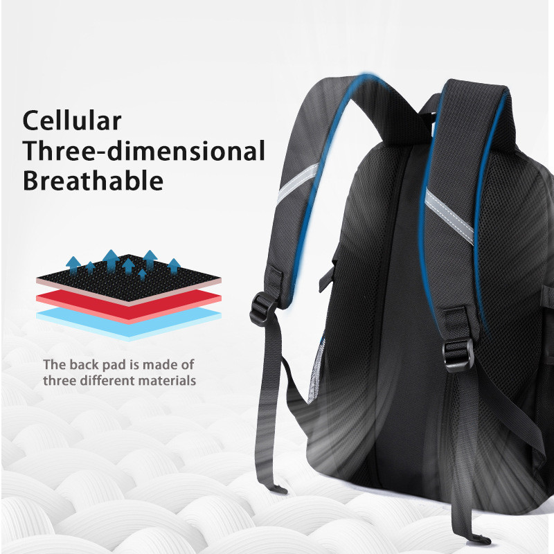 Αδιάβροχο επαγγελματικό σακίδιο πλάτης για αγόρια σχολική τσάντα για εφήβους πανεπιστήμιο μεγάλης χωρητικότητας 17,3 ιντσών πακέτο πλάτης φορητού υπολογιστή Oxford