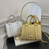 Designer Luxury Bags The Tote Bag For Women 2023 Νέες δερμάτινες τσάντες Square Shopping Shoulder Bag Γυναικείες τσάντες τσάντες χιαστί