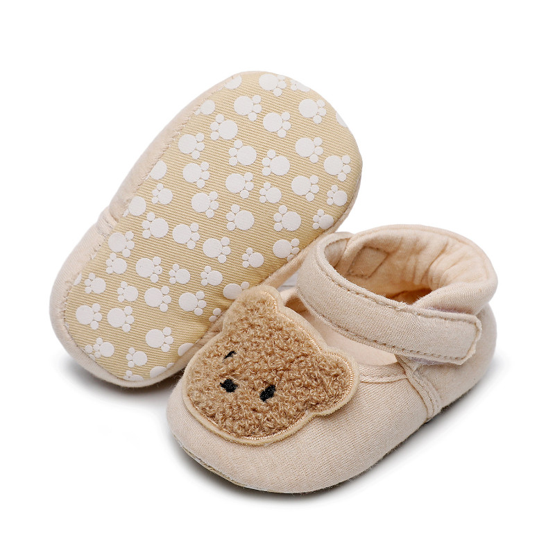 2022 New Toddler Newborn Baby Shoes Boys' Girls' Slippers Prewalker Casual Shoes Winter Small Animals First Walkers