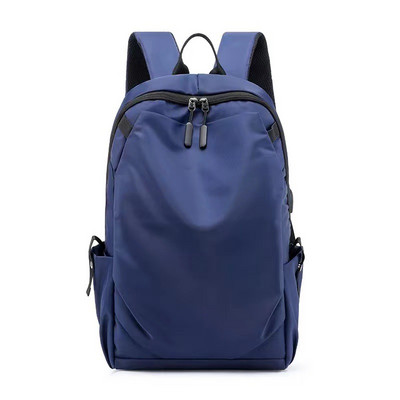 Backpack Leisure Laptop Τσάντα υπολογιστή 14 ιντσών Θύρα φόρτισης USB Ανδρική ελαφριά αδιάβροχη τσάντα ταξιδιωτικού βιβλίου Student Commuter Boo