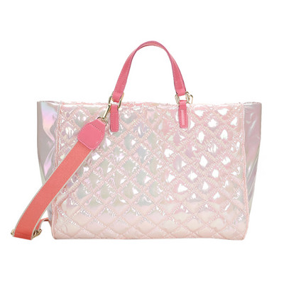 Dámska malá taška Totes, zimná bavlnená polstrovaná nafúknutá taška s hornou rukoväťou, veľká kapacita, módna prešívaná kabelka s vyšívacou niťou