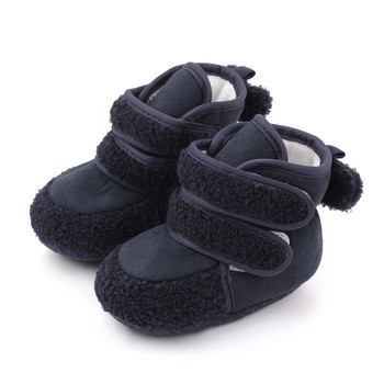 Νεογέννητα μποτάκια Βρεφικές κάλτσες Παπούτσια για αγόρια κορίτσια Χειμώνας ζεστό χαριτωμένο νήπιο Prewalkers Μαλακά αντιολισθητικά βαμβακερά παπούτσια για βρεφική κούνια
