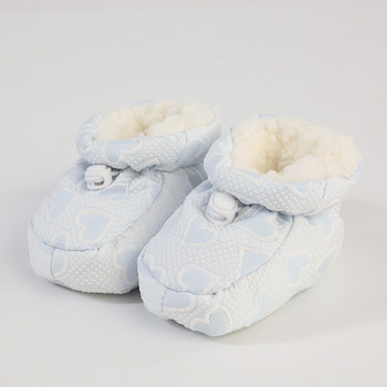 Удобни бебешки обувки Детски обувки с мека подметка Топли бебешки обувки за малко дете Памучни ботуши