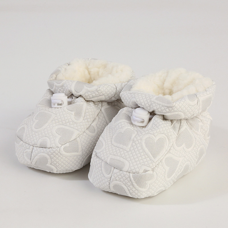 Mugavad beebijalatsid Pehme tallaga väikelaste jalanõud Soojad beebijalatsid puuvillased saapad