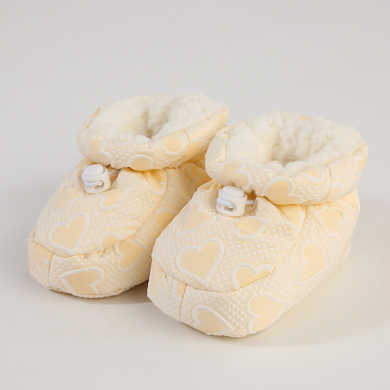Mugavad beebijalatsid Pehme tallaga väikelaste jalanõud Soojad beebijalatsid puuvillased saapad