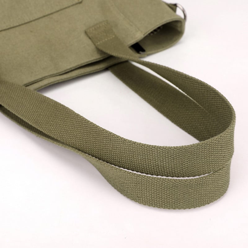 Unisex Casual Sling Τσάντα Αντίθεσης χρώματος Καμβάς Μεγάλη Τσάντα Hobo Πολυλειτουργική, ευέλικτη, γυναικεία αντρική τσάντα αγορών