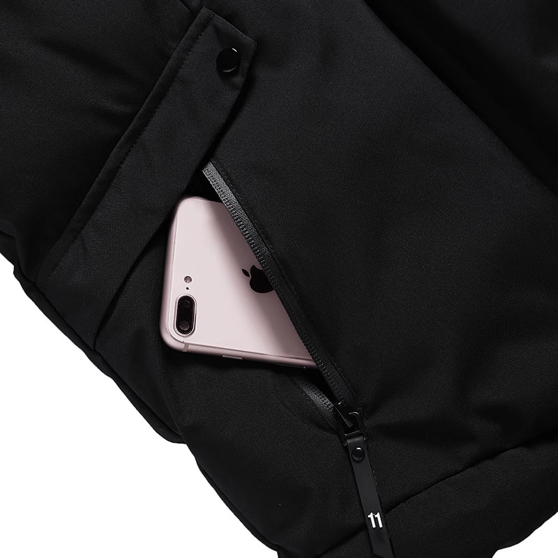 Pánska zimná prešívaná bunda, hrubá teplá bunda, pánska módna outdoorová parka, klasická ležérna bunda s kapucňou, kačací páperový kabát