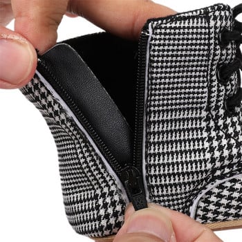 Παπούτσια Casual για νεογέννητα μωρά Μονόχρωμα/Houndstooth Αθλητικά παπούτσια για αγόρια και κορίτσια Μαλακή σόλα, αντιολισθητική σόλα για νήπια First Walkers