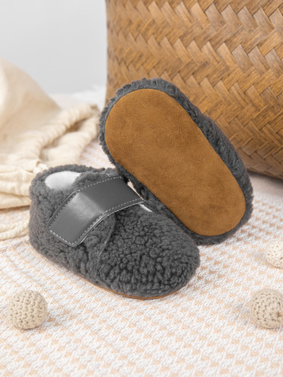 KIDSUN Toddler Warm Baby Girls Boots Boots Newborn Baby First Walkers Παπούτσια Ζεστή μαλακή σόλα βελούδινη Prewalker 0-18 μηνών