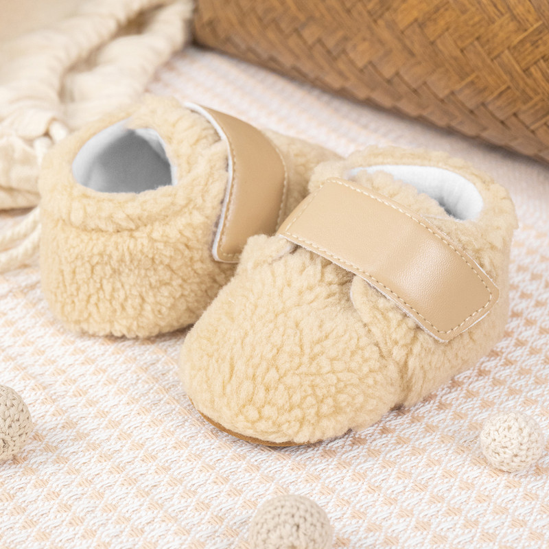 KIDSUN Toddler Warm Baby Girls Boots Boots Newborn Baby First Walkers Παπούτσια Ζεστή μαλακή σόλα βελούδινη Prewalker 0-18 μηνών