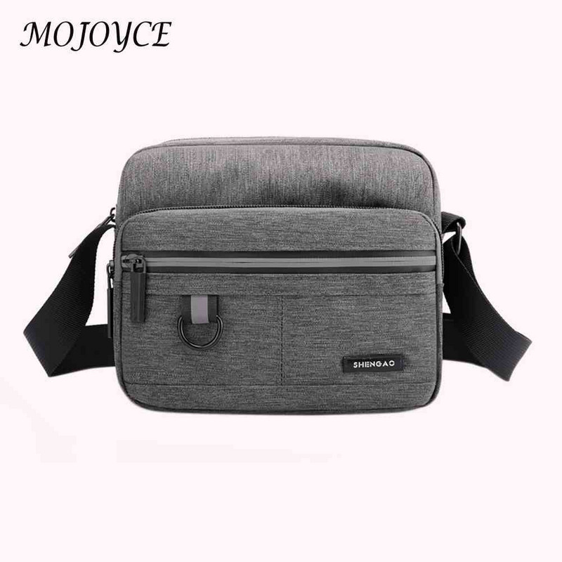 Ανδρικές τσάντες ώμου καμβάς Τσάντα χιαστί τσέπη με φερμουάρ Αδιάβροχη θήκη τηλεφώνου Ανακλαστική ταινία για εργασία Ταξίδι για επαγγελματικούς λόγους καθημερινά