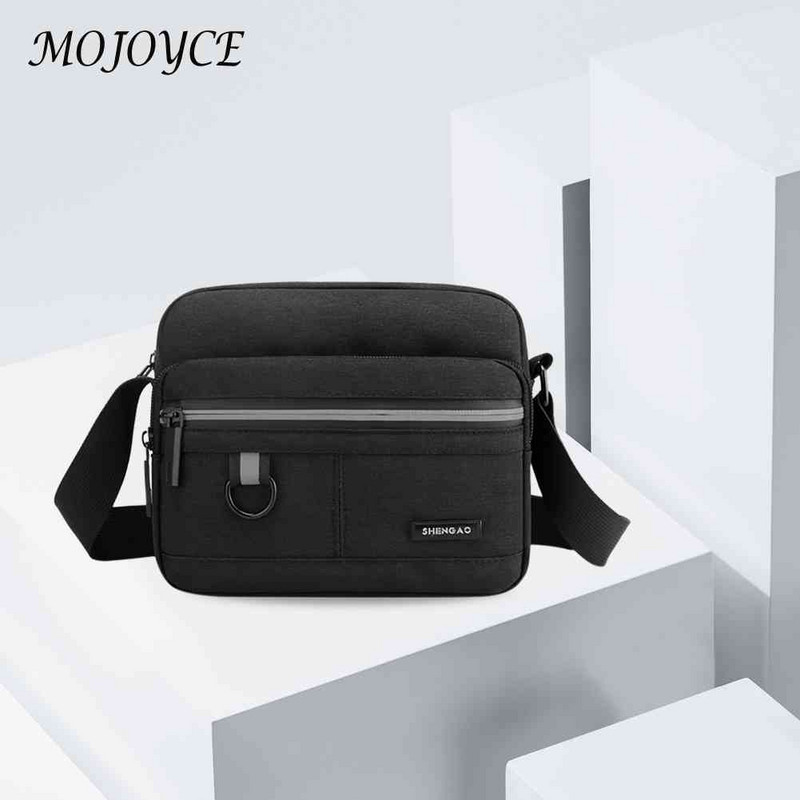 Ανδρικές τσάντες ώμου καμβάς Τσάντα χιαστί τσέπη με φερμουάρ Αδιάβροχη θήκη τηλεφώνου Ανακλαστική ταινία για εργασία Ταξίδι για επαγγελματικούς λόγους καθημερινά