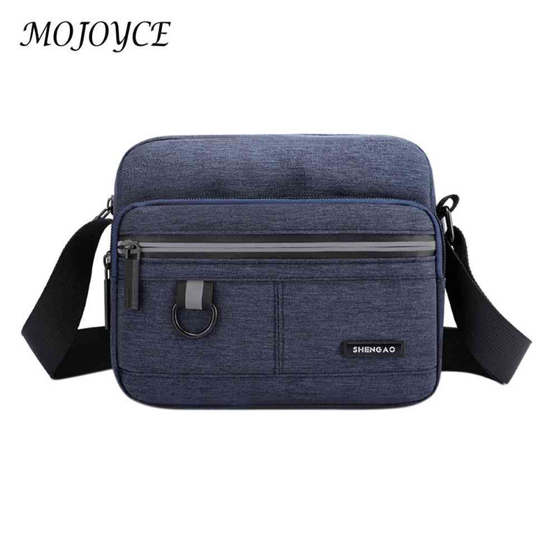 Ανδρικές τσάντες ώμου καμβάς Τσάντα χιαστί τσέπη με φερμουάρ Αδιάβροχη θήκη τηλεφώνου Ανακλαστική ταινία για εργασία Ταξίδι για επαγγελματικούς λόγους καθημερινά