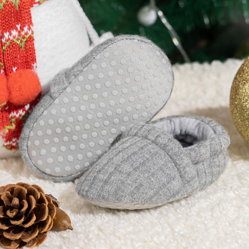 KIDSUN Βρεφικά Κορίτσια Αγόρια Νήπιο Παπούτσια First Walkers Μποτάκια Νεογέννητα Παπούτσια ερπυσμού Βρεφικά παπούτσια ζεστά χνούδια, αντιολισθητικά παπούτσια για βρεφική κούνια